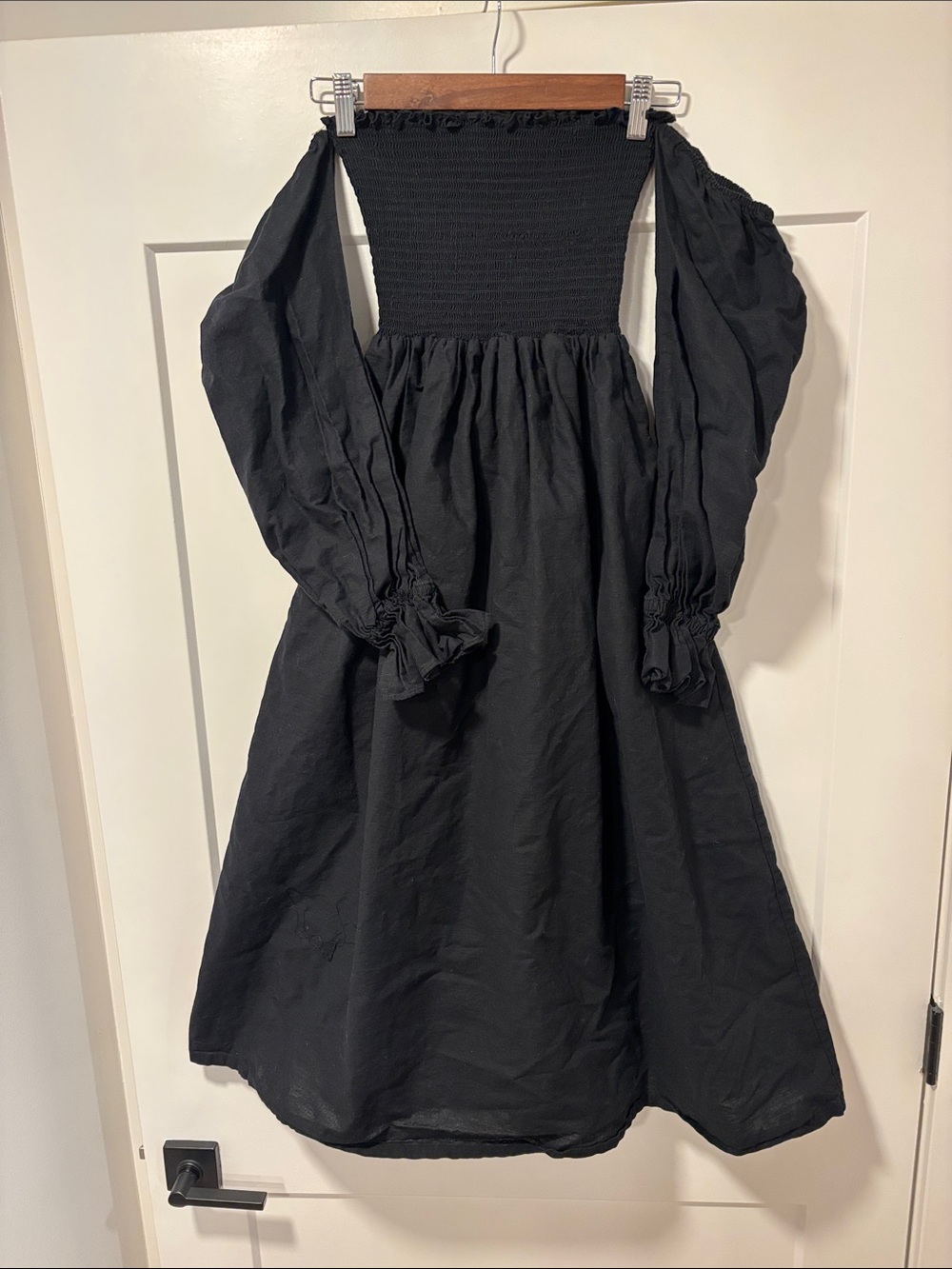 PETAL & PUP Domenica Long Sleeve Midi Dress